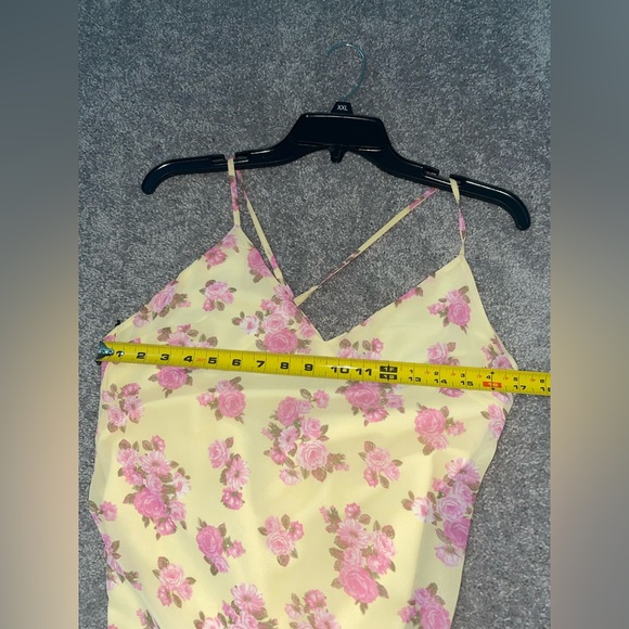 Dress yellow and pink floral maxi dress forever 21 PRICE DROP - Picture 8 of 12